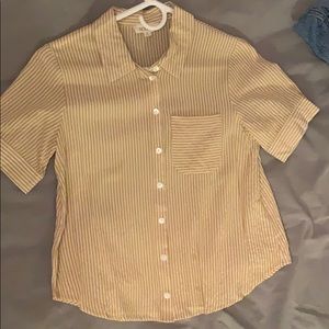 ROOLEE button down short sleeve top